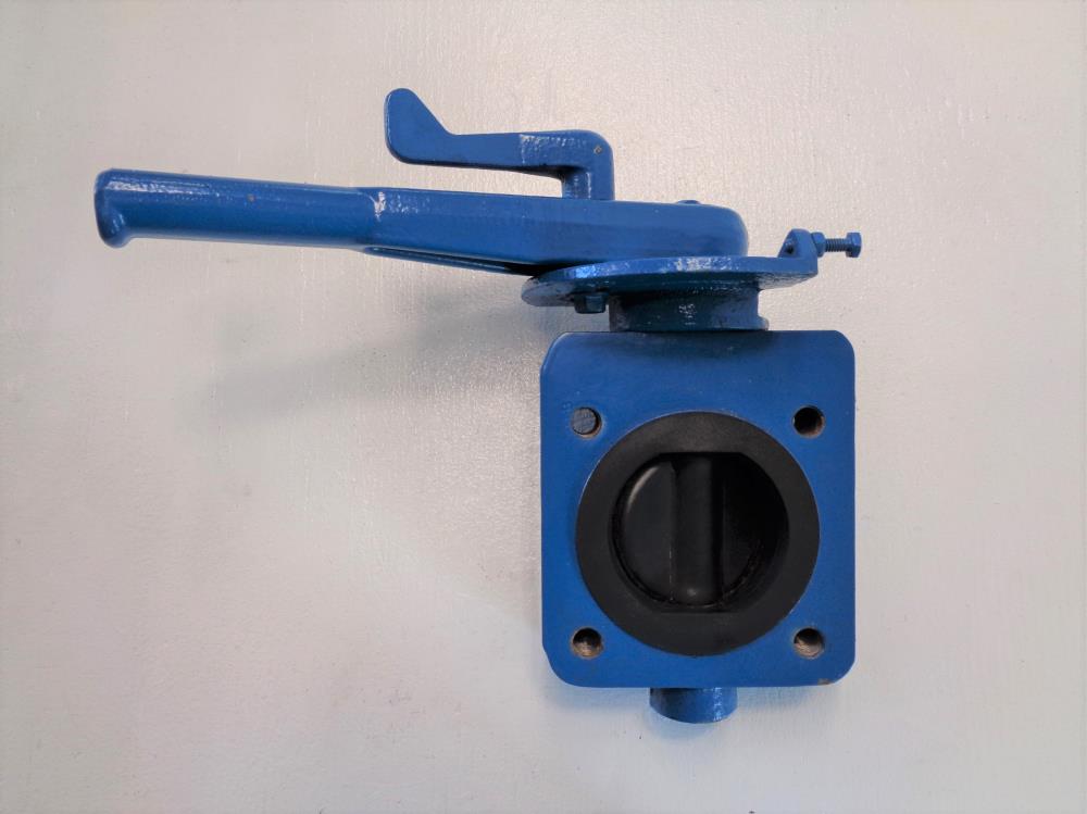Media Valve Co. 3" Butterfly Valve, Carbon Steel Body, EPDM, #3WCB-150CWP